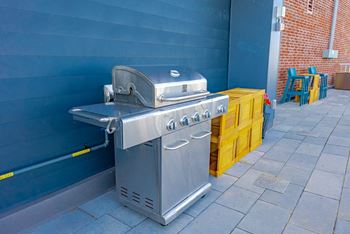 Rooftop terrace with bbqs